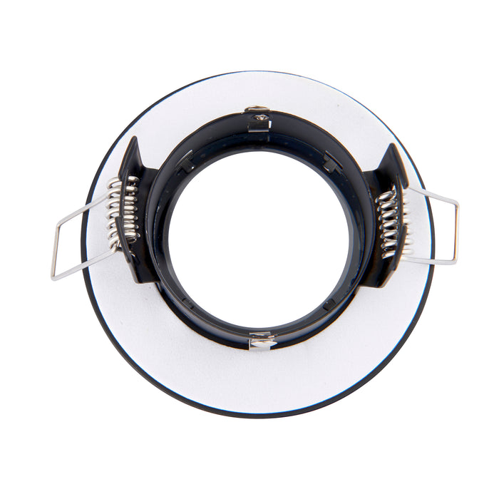 Saxby 99760 Speculo round IP65 50W Matt black paint & clear glass 50W GU10 reflector (Required) - westbasedirect.com