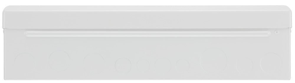 BG Fortress CF19D11S12 19 Module 12 Way Unpopulated Dual RCD Consumer Unit with 100A Main Switch, 2x 100A Type A 30mA RCD & 1x SPD - westbasedirect.com