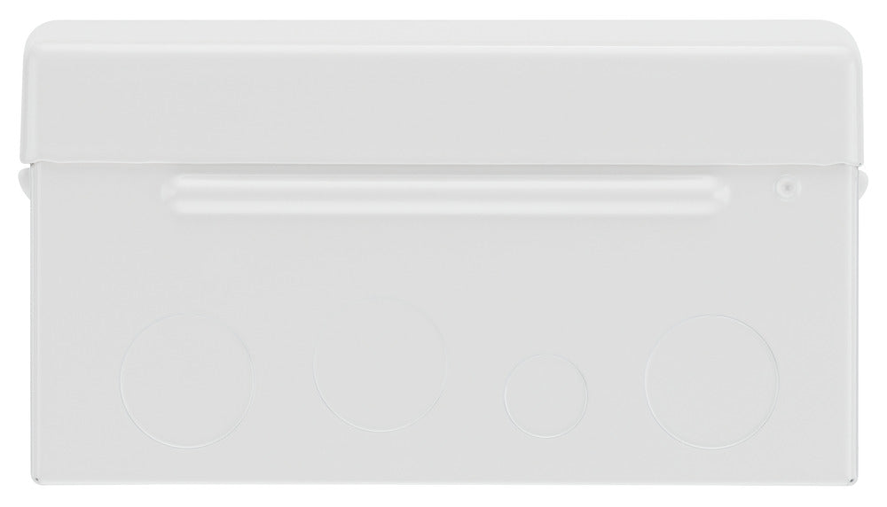 BG Fortress CF6R14 6 Module 4 Way Unpopulated RCD Incomer Consumer Unit with 1x 100A Type A 30mA RCD - westbasedirect.com