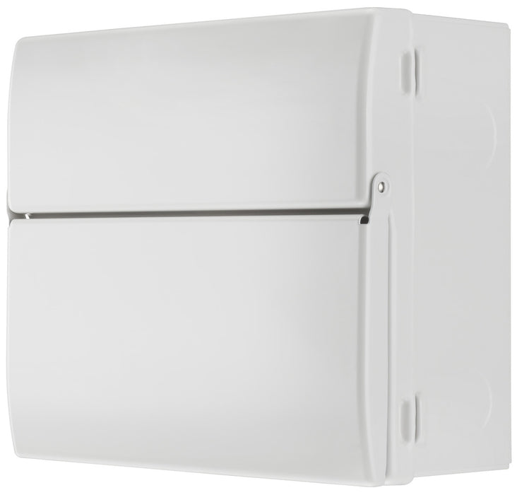 BG Fortress CF9R17 9 Module 7 Way Unpopulated RCD Incomer Consumer Unit with 1x 100A Type A 30mA RCD - westbasedirect.com
