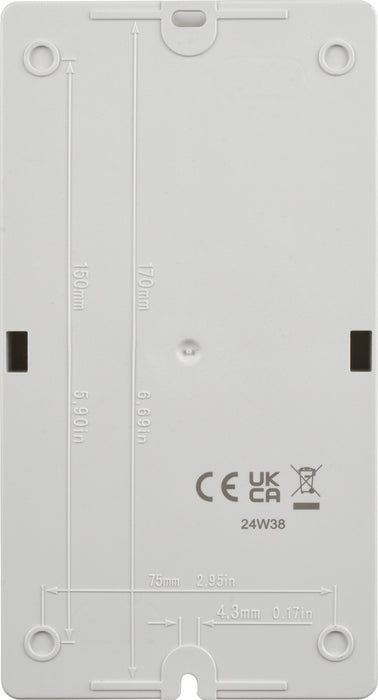 BG CPDC425 DC Rotary Isolator IP66 Plastic White 25A 4 Pole - westbasedirect.com