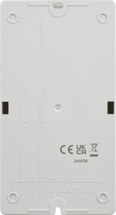 BG CPDC432 DC Rotary Isolator IP66 Plastic White 32A 4 Pole - westbasedirect.com