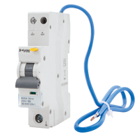 Click Elucian CU1RCBON10C 1 Pole + Switched Neutral True 6kA C Curve 10A RCBO 30mA Trip (Type A)