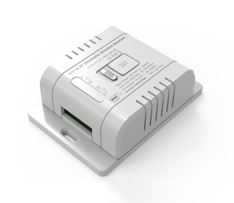 Forum CUL-40040 Culina 1 Channel Smart Tuya RF & Wifi Kinetic Dimmer IP20 White - westbasedirect.com