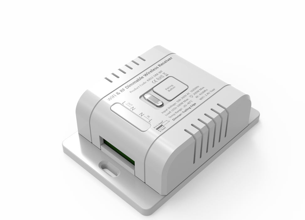 Forum CUL-40040 Culina 1 Channel Smart Tuya RF & Wifi Kinetic Dimmer IP20 White - westbasedirect.com