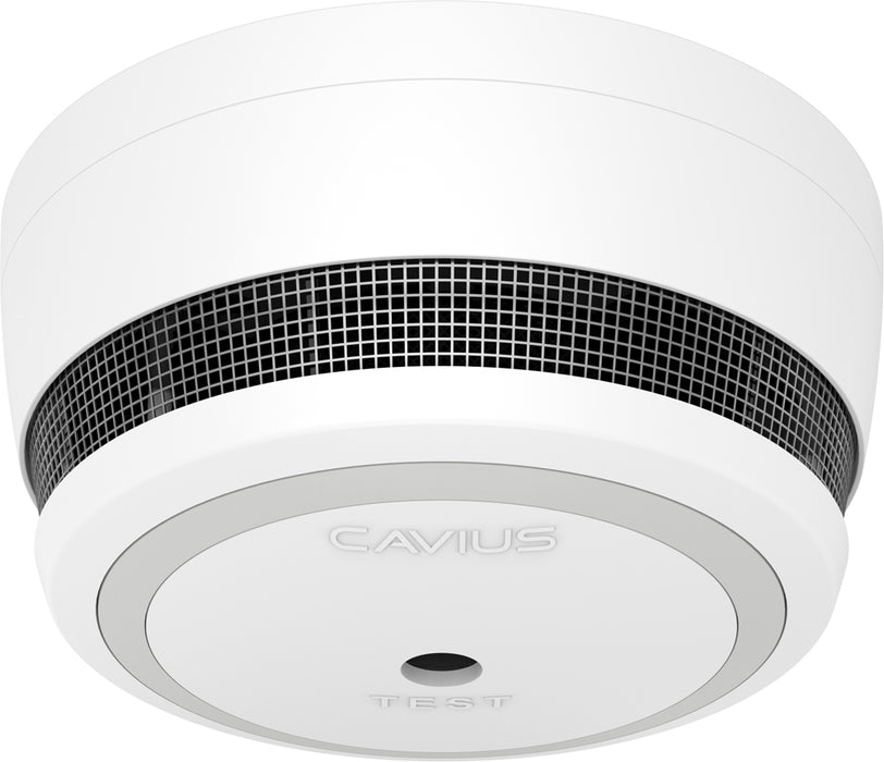 Cavius CV2106 Battery Powered Optical Smoke Alarm RF 10yr Battery 78x41mm - westbasedirect.com