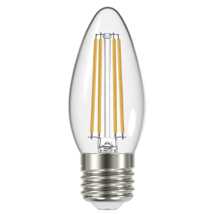 Eveready S15477 E27 ES Candle Filament Clear LED Bulb 4W 470lm Warm White 2700K - westbasedirect.com