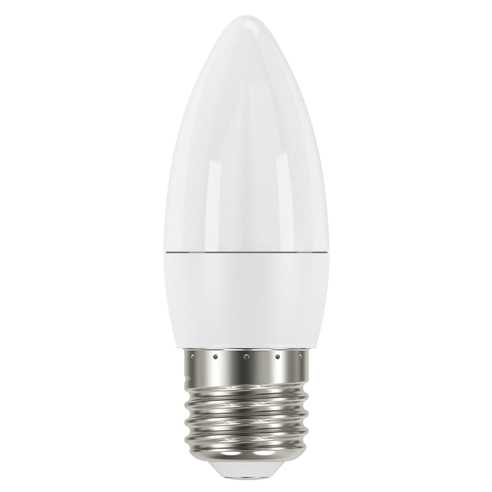 Eveready S13614 E27 ES Candle LED Bulb Opal 4.9W 470lm Warm White 3000K - westbasedirect.com
