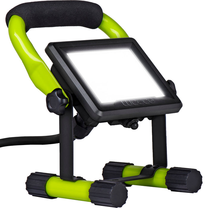 Luceco EFLDW10B50 Eco Worklight 800lm 10W 5000K - UK Plug - westbasedirect.com