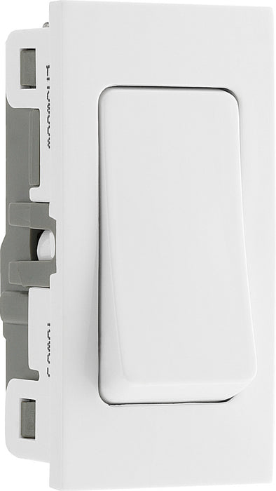 BG EMSW30W Euro Module 20A DP Switch - White - westbasedirect.com