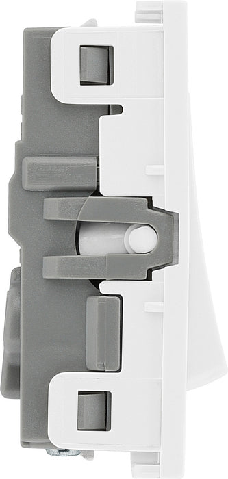 BG EMSW30W Euro Module 20A DP Switch - White - westbasedirect.com
