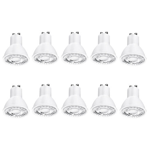 Aurora EN-DGU55/30 ClearVu 5W 38° 500lm GU10 LED Dimmable Warm White Lamp 3000K (10 Pack) - westbasedirect.com
