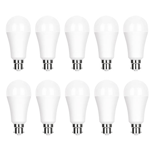 Aurora EN-GLSB2215/30 ECO 230V GLS B22 15W LED Non-Dimmable Lamp 3000K Warm White (10 Pack) - westbasedirect.com