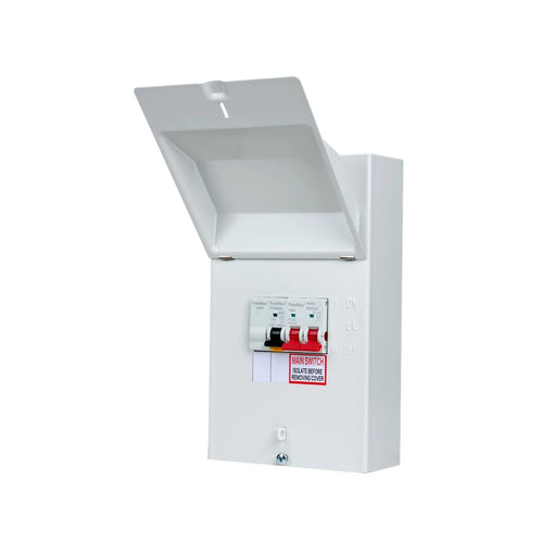 FuseBox EV40ABD EV Distribution with 100A Main Switch, Type A 40A Bi-Directional Mini RCBO - westbasedirect.com