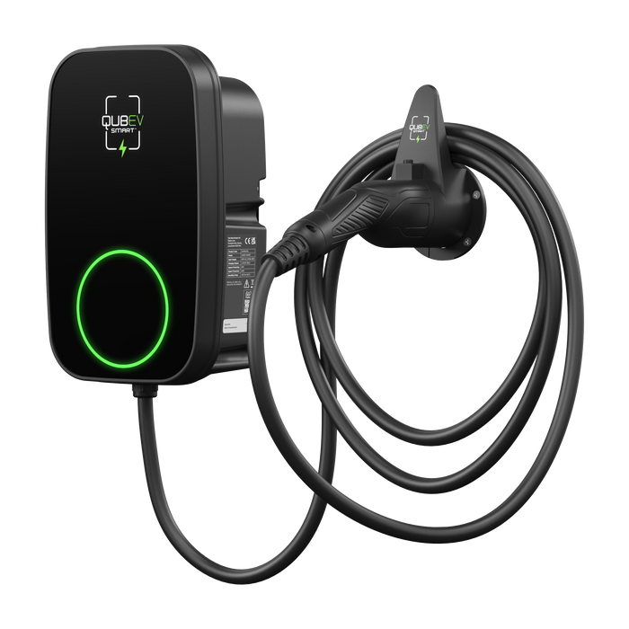Rolec EVON0105 QUBEV SmartEV Charger Type 2 5m Tethered 32A (22kW) - westbasedirect.com