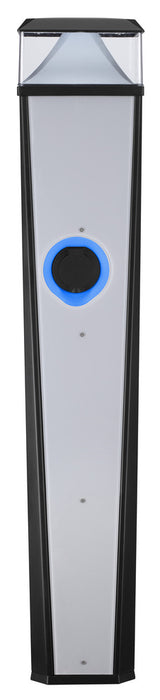 BG SyncEV EVPCFSM27LBGR Pro Charger Floor Mount Dual Socket Outlet Single Phase 2X7.4kW Integrated MID Meter Lit Head 4G - westbasedirect.com