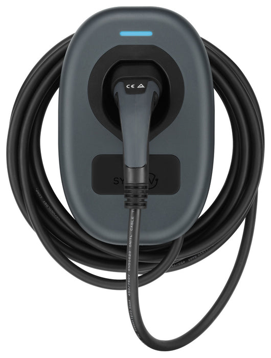 BG SyncEV EVWC2T7G EV Wall Charger 7.4kW Single Phase Type 2 Tethered Wi-Fi, 7.5m cable (incl. CT clamp) - westbasedirect.com