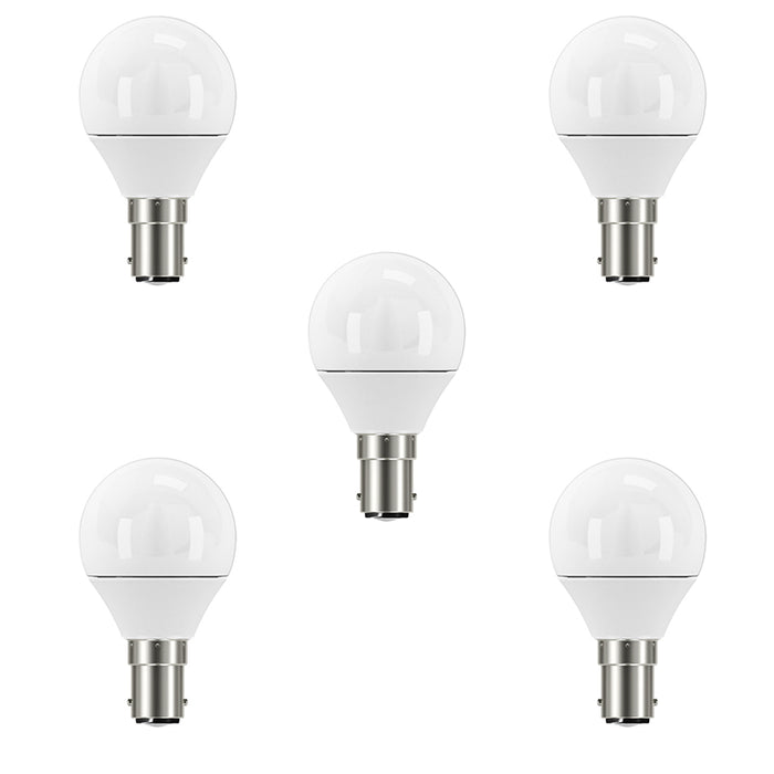 Eveready S13604 B15 SBS Golf LED Bulb Opal 4.9W 470lm Warm White 3000K (5 Pack) - westbasedirect.com