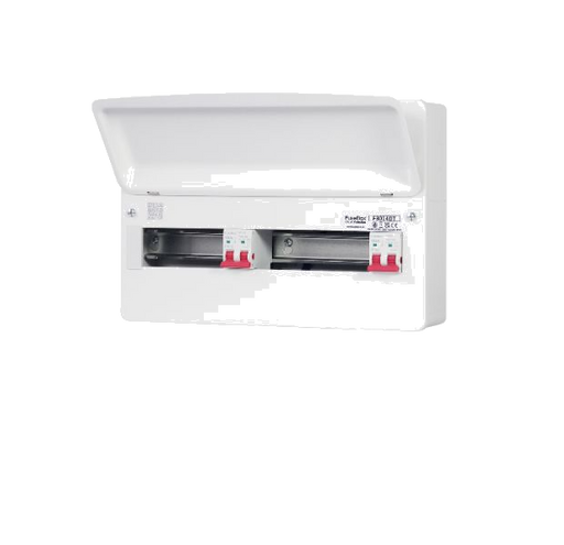 FuseBox F3014DT 14 Way (7/7) Dual Tariff Consumer Unit with 2x100A Main Switch - westbasedirect.com