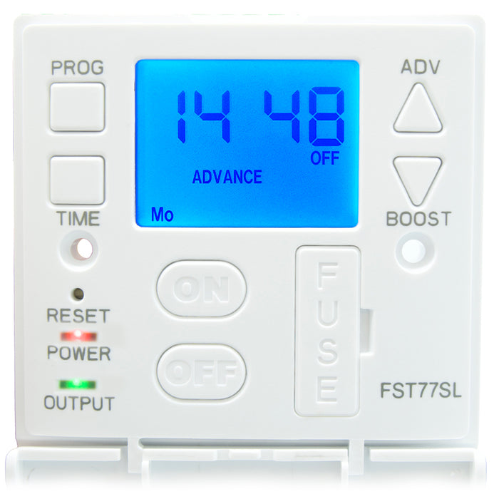 Timeguard FST77SL Slim Line 7 Day Fused Spur Timeswitch - westbasedirect.com