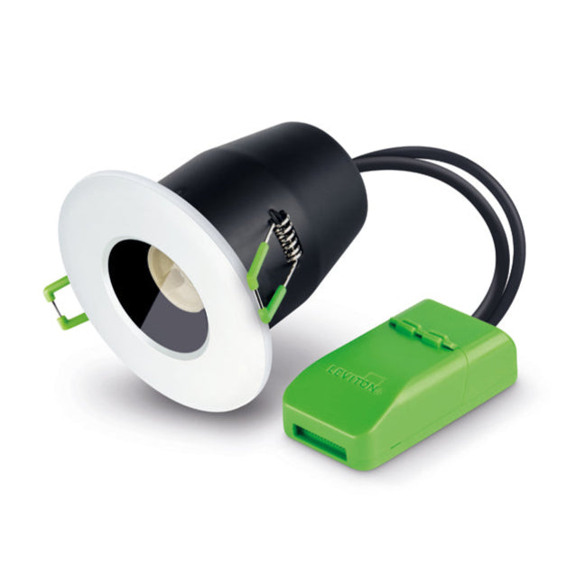 JCC JC010016/WH Fireguard Next Generation Unlamped Showerlight IP65 White - westbasedirect.com