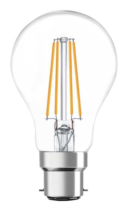 Eveready S15483 B22 BC GLS Filament Clear LED Bulb 4W 470lm Warm White 2700K (5 Pack) - westbasedirect.com