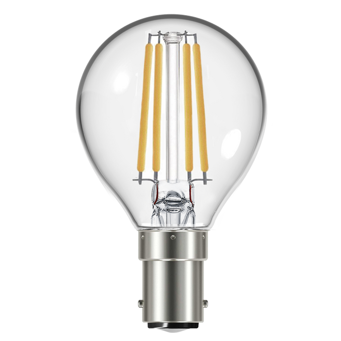 Eveready S15480 B15 SBS Golf Filament Clear LED Bulb 4W 470lm Warm White 2700K (5 Pack) - westbasedirect.com