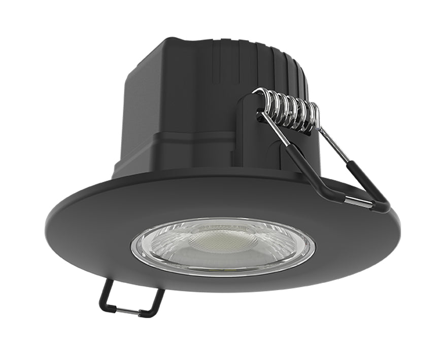 Collingwood H2EXT1B H2 Pro Extreme CSP IP65 5W & Colour Switchable LED Outdoor Soffit Downlight 2200K/2700K/3000K Black - westbasedirect.com