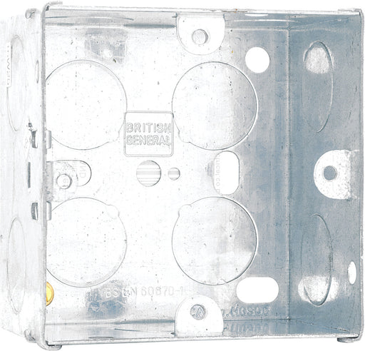 BG HGS06 1G 47mm Steel Knockout Box - westbasedirect.com