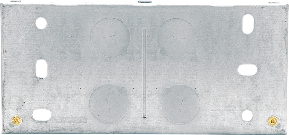 BG HGS08 35mm Dual Steel Knockout Box - westbasedirect.com
