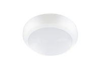 Integral ILBHA071 Tough Shell Pro Bulkhead Emergency 3Hr 325mm Dia IP65 10/14/18W 3000/4000/6000K IK10 110 Beam Non-Dimm White 120Lm/W