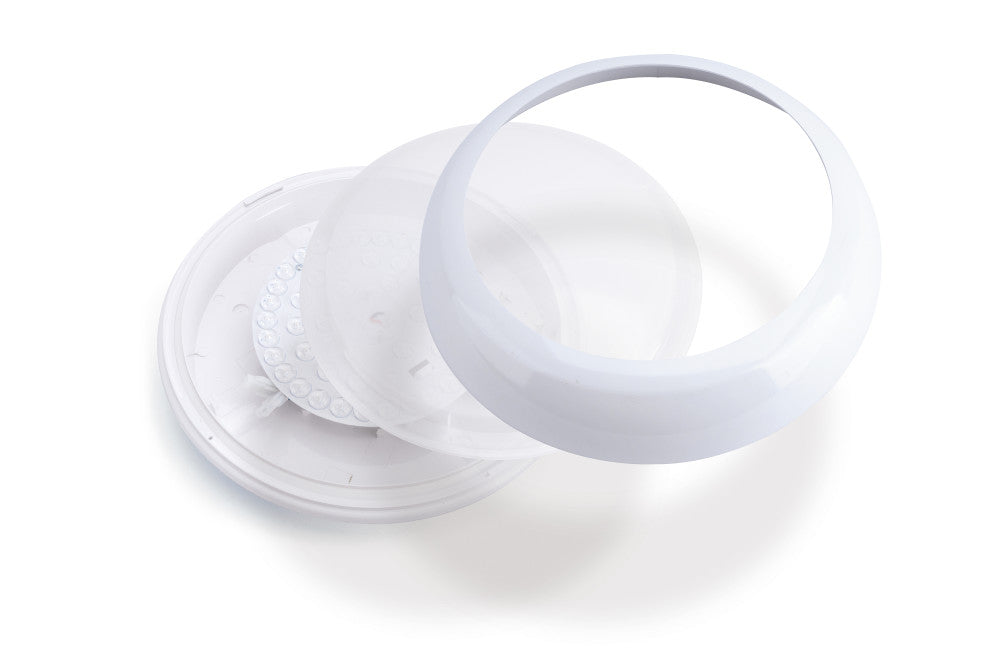 Integral ILBHA074 Tough Shell Pro Bulkhead Dali 325mm Dia IP65 10/14/18W 3000/4000/6000K IK10 110 Beam White 120Lm/W - westbasedirect.com