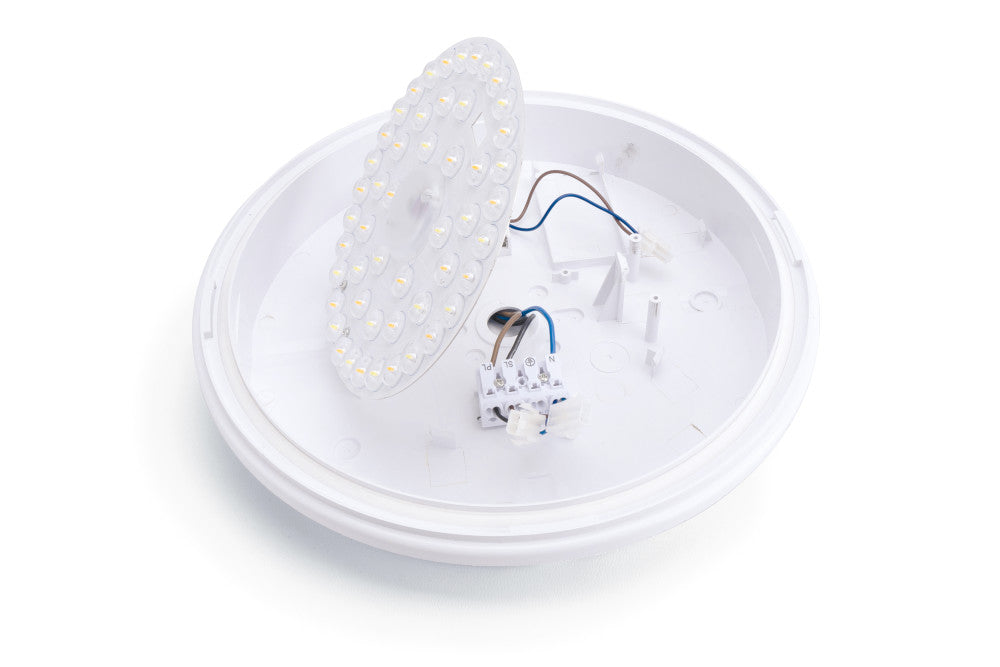 Integral ILBHA074 Tough Shell Pro Bulkhead Dali 325mm Dia IP65 10/14/18W 3000/4000/6000K IK10 110 Beam White 120Lm/W - westbasedirect.com