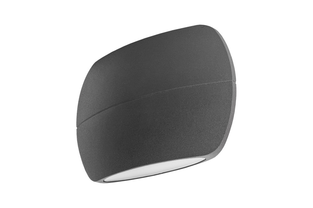Integral ILDEA014 Outdoor Decorative Wall Light Luxstone IP54 320Lm 8.5W 3000K Up/Down Light Dark Grey - westbasedirect.com