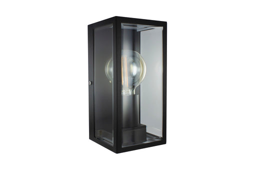 Integral ILDEA036 Outdoor Decorative Wall Light Contemporary Lantern IP44 For 1x E27 Black (Bulb Not Included) - westbasedirect.com