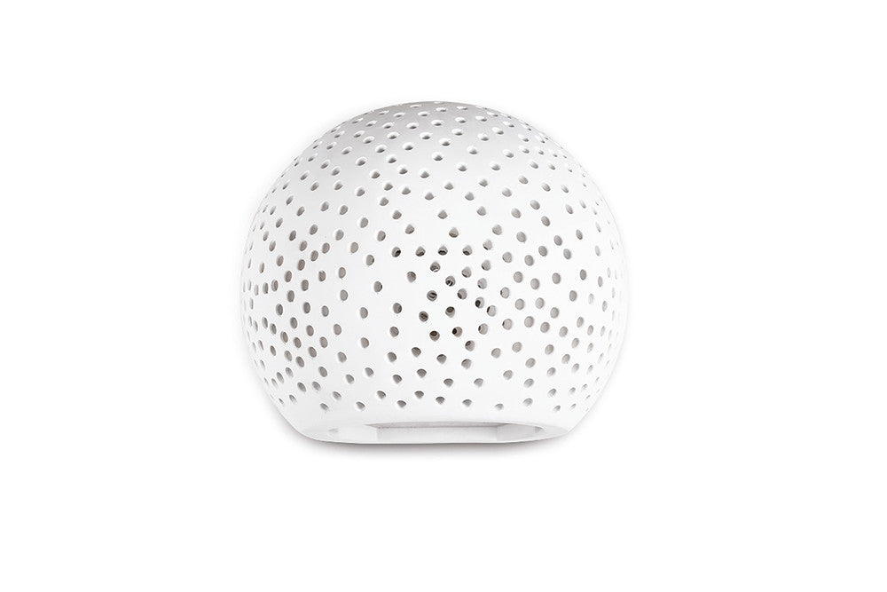 Integral ILDEC003 Indoor Decorative Paintable Gypsum Katerini Wall Light IP20 For 1x G9 Max 40W White - westbasedirect.com
