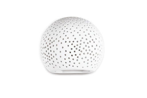Integral ILDEC003 Indoor Decorative Paintable Gypsum Katerini Wall Light IP20 For 1x G9 Max 40W White - westbasedirect.com