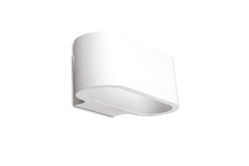 Integral ILDEC004 Indoor Decorative Paintable Gypsum Chania Wall Light IP20 For 1x G9 Max 40W White - westbasedirect.com