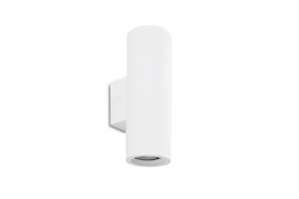 Integral ILDEC007 Indoor Decorative Paintable Gypsum Kos Wall Light IP20 For 2 X GU10 White
