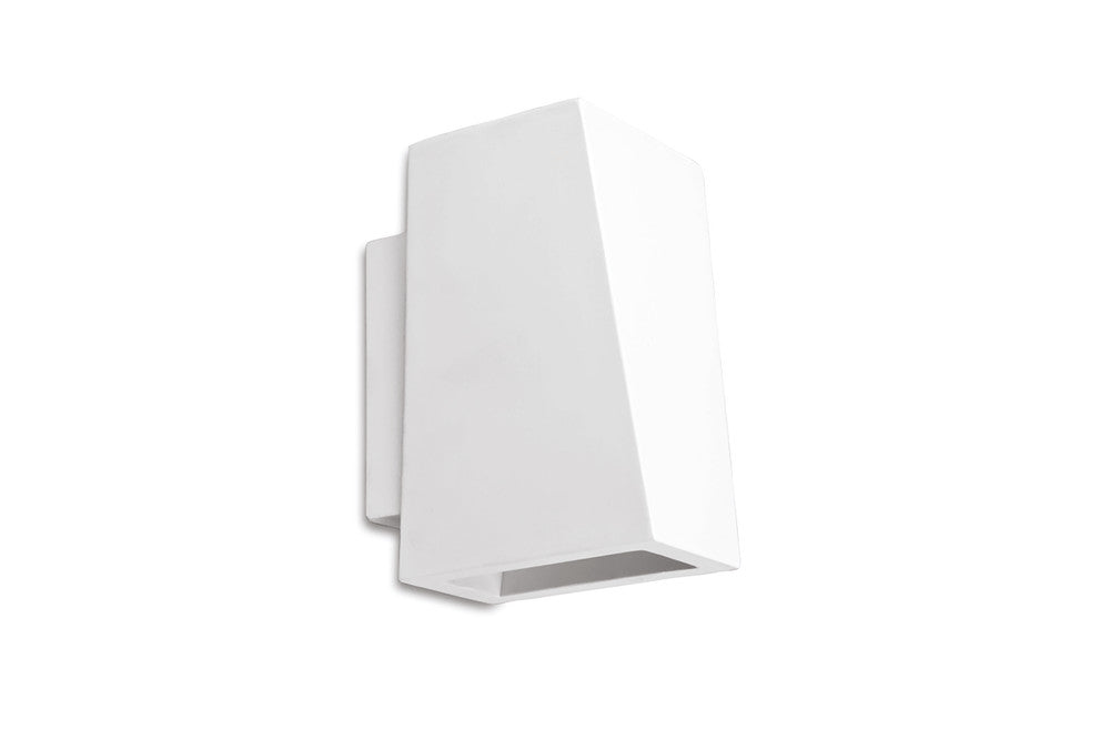 Integral ILDEC009 Indoor Decorative Paintable Gypsum Kastoria Wall Light IP20 For 1x G9 Max 40W White - westbasedirect.com