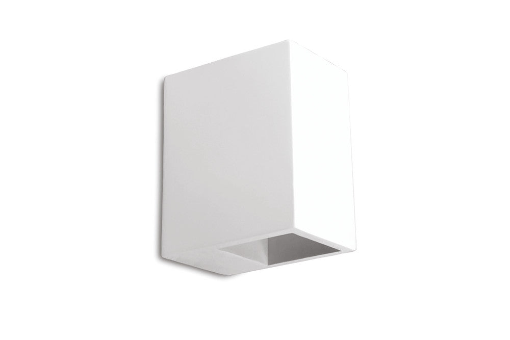 Integral ILDEC011 Indoor Decorative Paintable Gypsum Arta Wall Light IP20 For 1x G9 Max 40W White