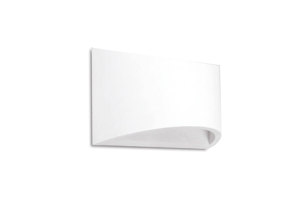 Integral ILDEC013 Indoor Decorative Paintable Gypsum Galatsi Wall Light IP20 For 1x G9 Max 40W White - westbasedirect.com