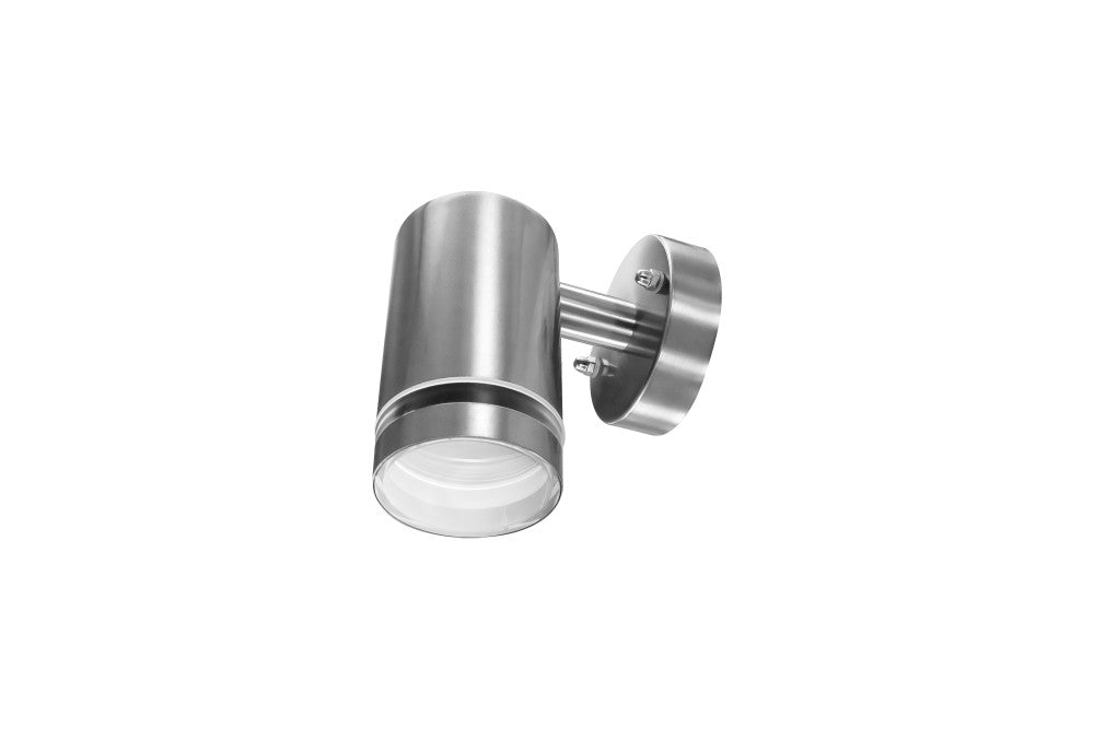 Integral ILDED038 Outdoor Stainless Steel Down GU10 IP65 Wall Light Steel - westbasedirect.com
