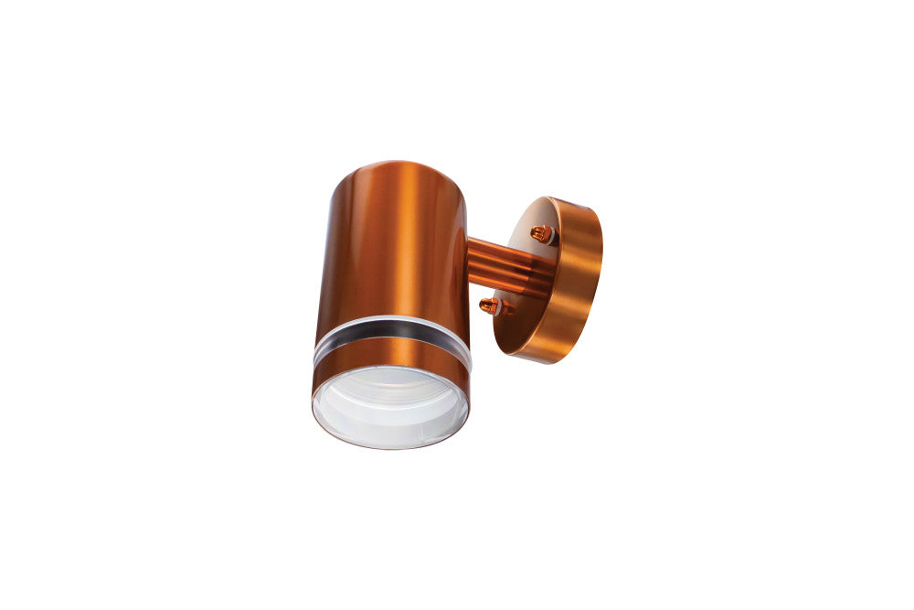 Integral ILDED040 Outdoor Stainless Steel Down GU10 IP65 Wall Light Copper - westbasedirect.com