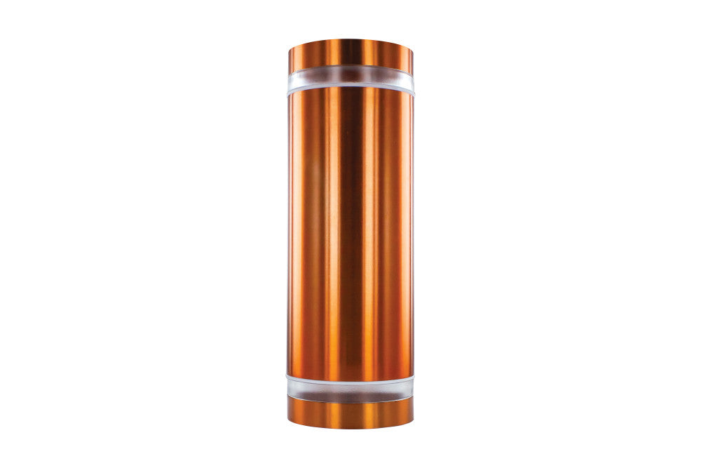 Integral ILDED043 Outdoor Stainless Steel Up And Down GU10 IP65 Wall Light Copper - westbasedirect.com