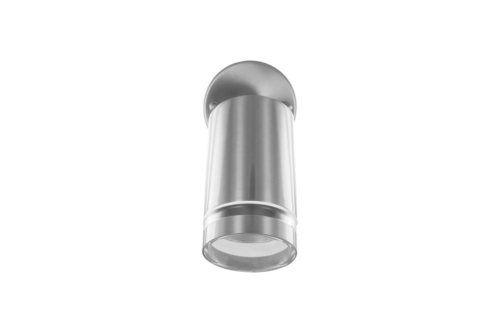 Integral ILDED053 Outdoor Stainless Steel Adjustable GU10 IP65 Wall Spotlight Steel - westbasedirect.com