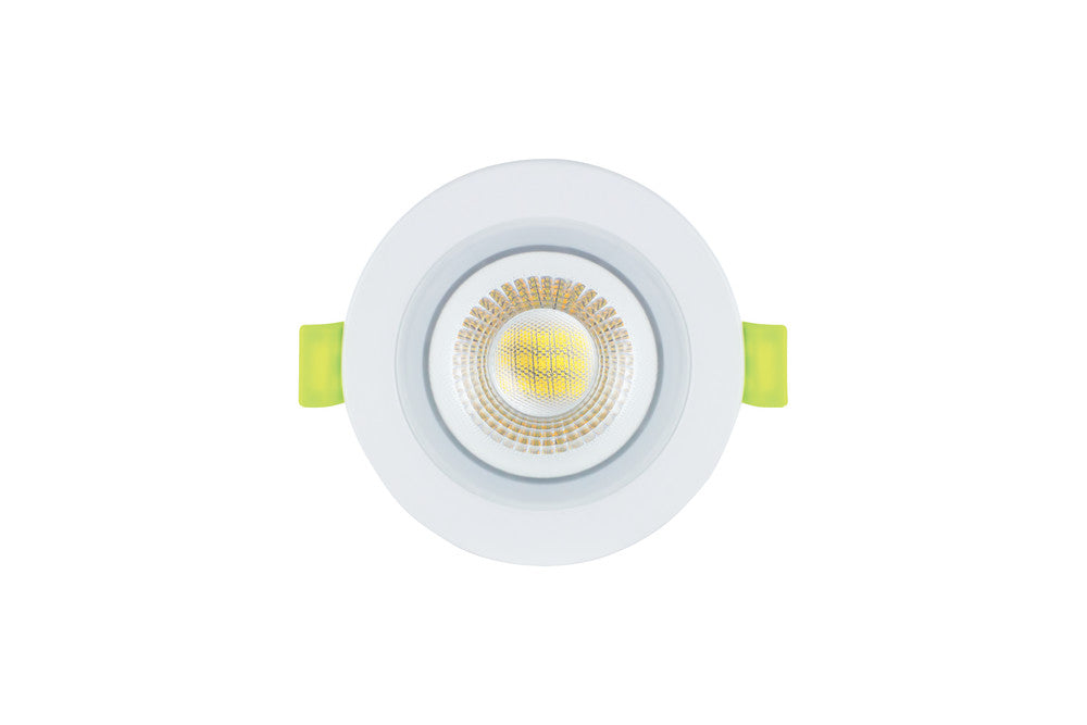 Integral ILDLFR65M002 EcoGuard Fire Rated Downlight 65mm Cutout IP65 600lm 5W 4000K 38 Beam Dimmable White - westbasedirect.com