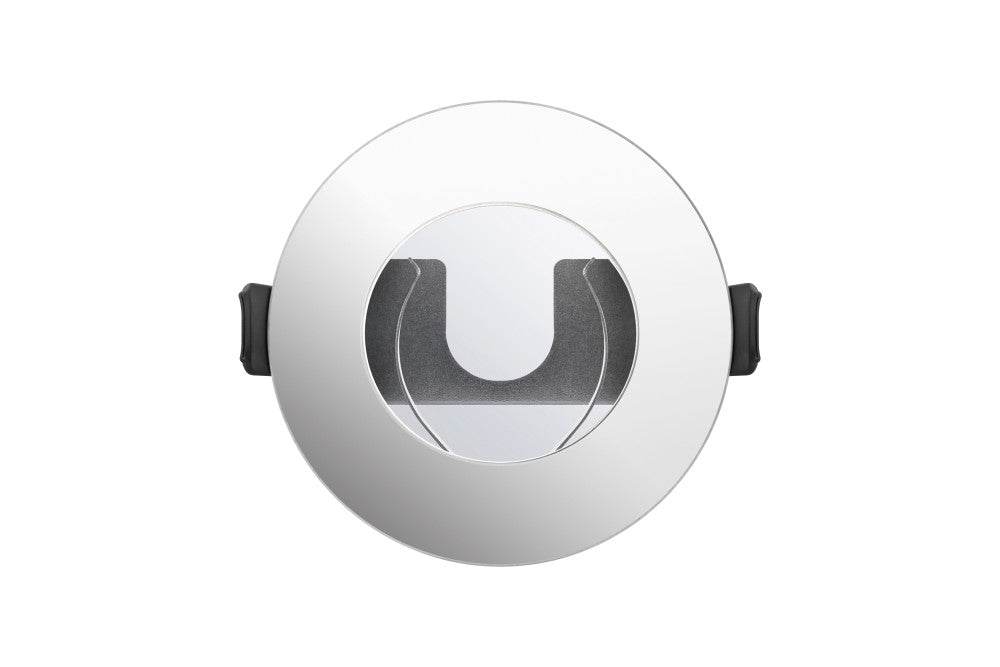 Integral ILDLFR70D018 Evofire Fire Rated Downlight 70mm Cutout IP65 Polished Chrome Round +GU10 Holder & Insulation Guard - westbasedirect.com