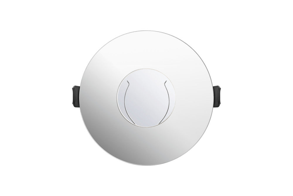Integral ILDLFR70D021 Evofire Fire Rated Downlight 70-100mm Cutout IP65 Polished Chrome Round +GU10 Holder - westbasedirect.com