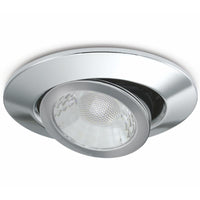 JCC JC1002/CH V50 Tilt Fire-rated LED downlight 6W 700lm IP65 Chrome